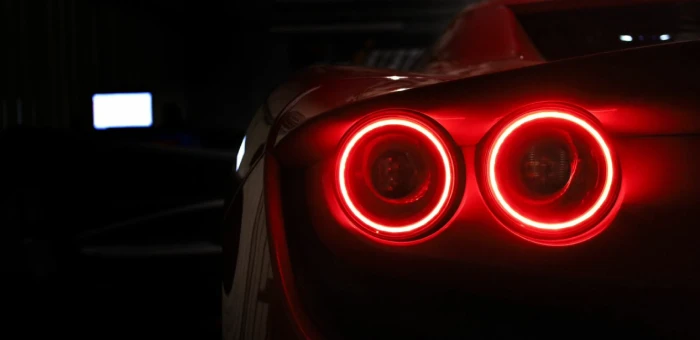 Ferrari rouge préparée par Dieze Performance